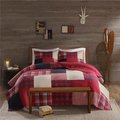 Woolrich Woolrich WR14-1731 Sunset Coverlet Mini Set - Red; King And Cal King WR14-1731